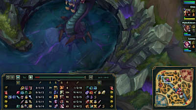 The bottom block and small card 