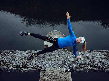 Ida Mathilde Steensgaard during a training session in Copenhagen, Denmark, on November 15, 2021. 