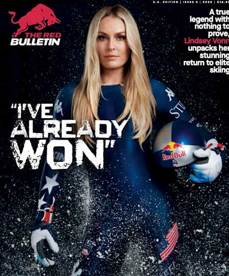 Lindsey Vonn is the final cover story of the Red Bulletin US edition. 