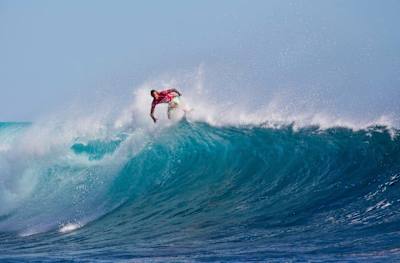 Jordy Smith realiza un floater