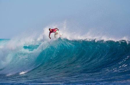 Jordy Smith realiza un floater
