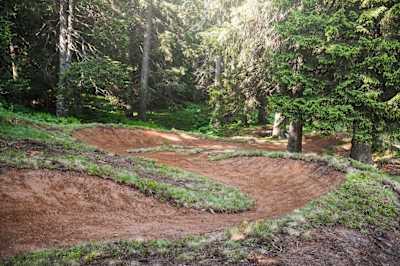 Curve del Lenzerheide Bike Park, Svizzera.