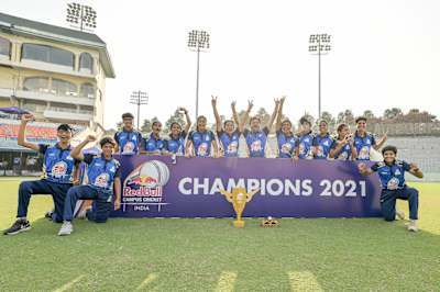 Rizvi College, Mumbai, the winners of the first Red Bull Campus Cricket Women’s Championship