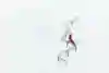 Freeskier Jesper Tjäder performs on the 'Triple S rail' in Are, Sweden on May 8, 2019. 