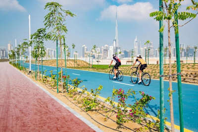 District one cycling & running track in Dubai
