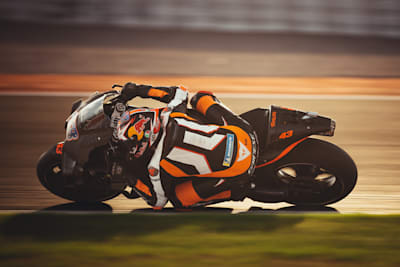Jack Miller rides his first KTM kilometers in Valencia