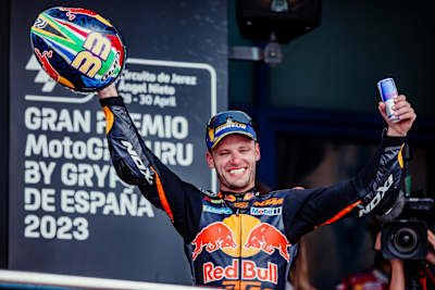 Brad Binder holt in Jerez seinen zweiten Sprint-Sieg 