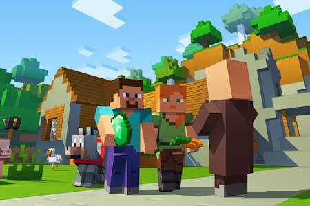 A shot from Minecraft.