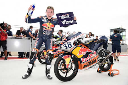 David Salvador - That great feeling winning a race - Aragon 2019