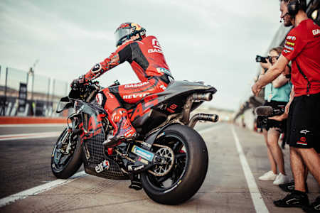 Augusto Fernandez is a rookie in MotoGP 