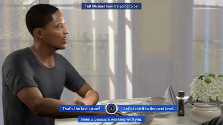 There are many multiple-choice situations in The Journey: Champions