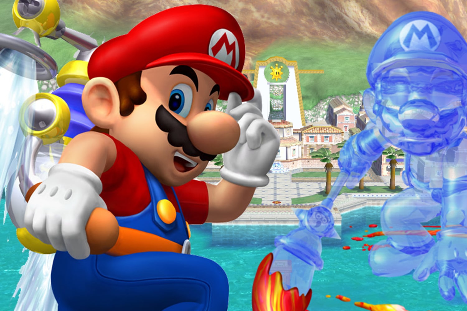 Super mario d. Марио Саншайн. Игра Nintendo super Mario 3d all-Stars. Аоририо Саншайн Саншайн. Супер Марио 3.