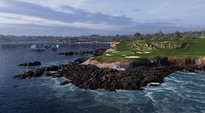 Der Golfkurs Pebble Beach