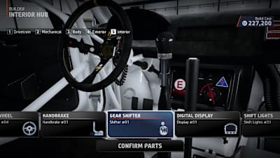 A screenshot of the interior customisation in EA SPORTS™ WRC
