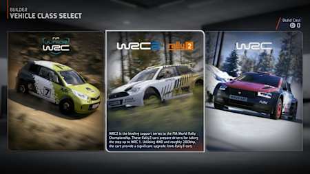 The three WRC vehicle classes available in EA SPORTS™️ WRC.