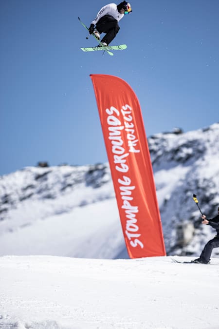 Bobby Brown at the Red Bull Performance Camp in Saas Fee Switzerland