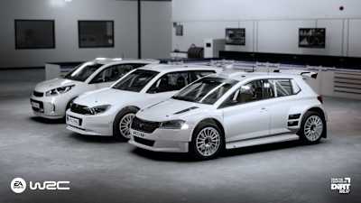 《ビルダー》モードでは自分だけのラリーカーをデザインできる