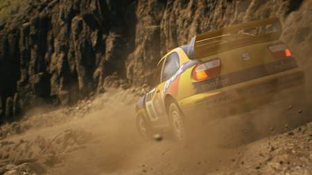 Uno screenshot di una Seat Cordoba in azione durante il Rally di Grecia in EA SPORTS™ WRC.