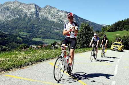 James taking part in the HotChillee Alpine Challenge in 2011