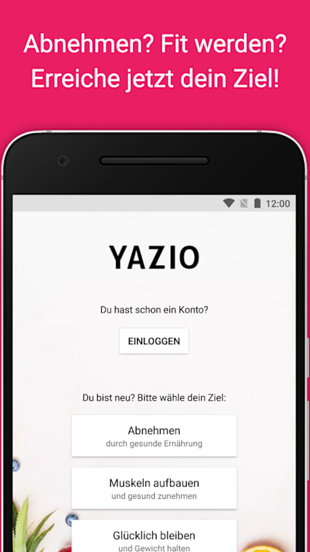 Compter les calories avec l’app YAZIO.