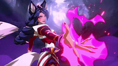 Artwork of Ahri in 2XKO.
