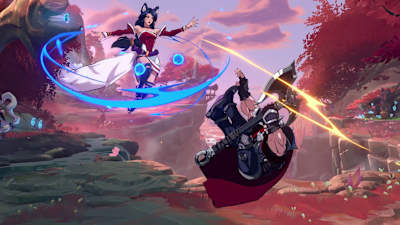 Action from 2XKO featuring Ahri.