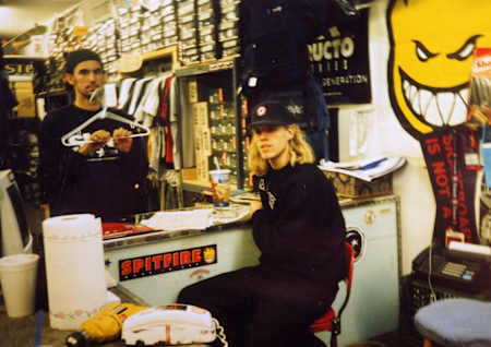 Ed and Trent at the Phoenix shop