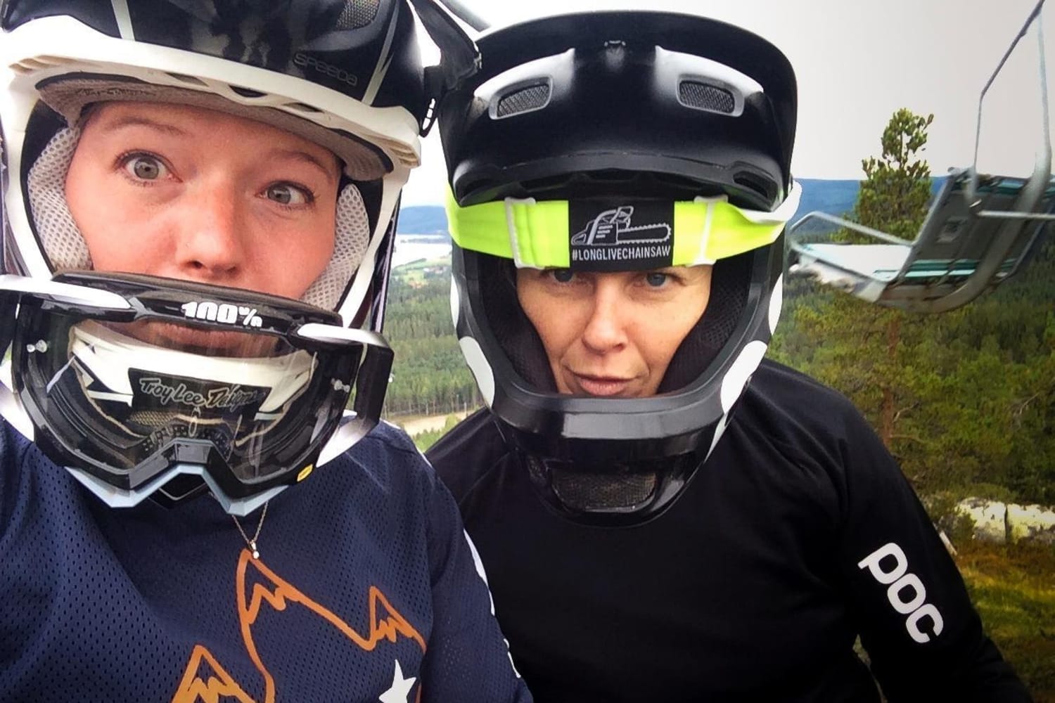 mtb goggles with open face helmet