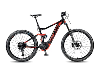 Imagen oficial de la bici de montaña eléctrica KTM Macina Kapoho 271 2018.