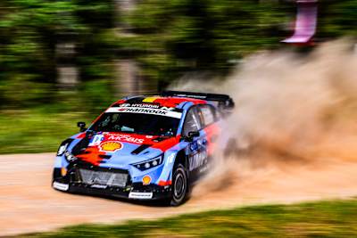 Neuville was the quickest of the non-Toyota entrants