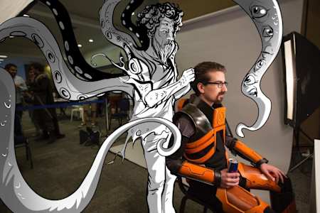 Dünyanın levyeli ve gözlüklü tek süper kahramanı!