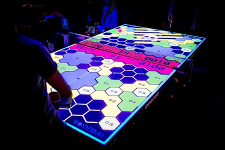 The Wonderball table for ping pong