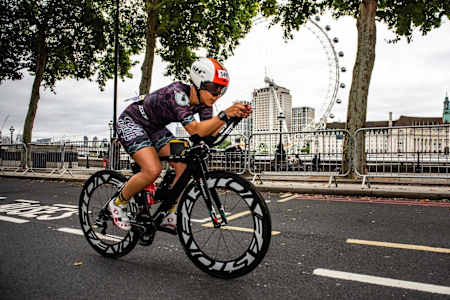 Pass iconic landmarks while competing in the world's biggest triathlon