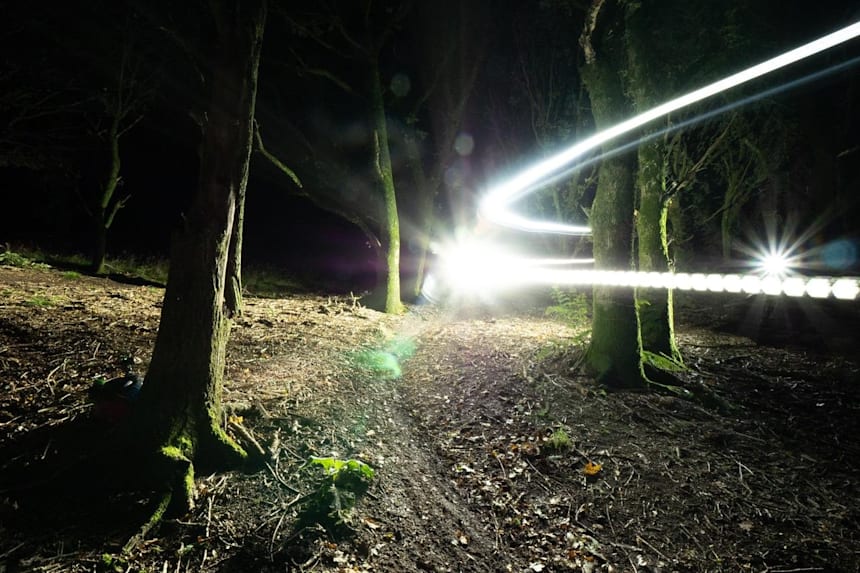 mountain bike night riding