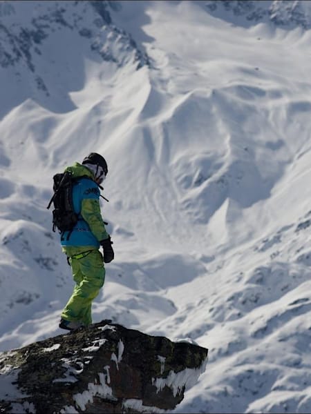 Le snowboardeur Xavier de le Rue a remporté l'Xtreme Verbier du Freeride World Tour quatre fois.