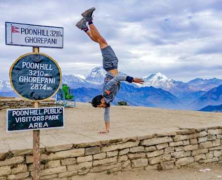 "Looking down at a blanket of clouds, all my worries disappeared."