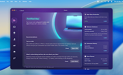 Moonlock's Fortified Mac Dashboard