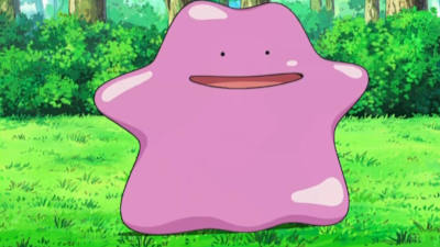 予想外のリスト入り An image of the Ditto character from Pokémon