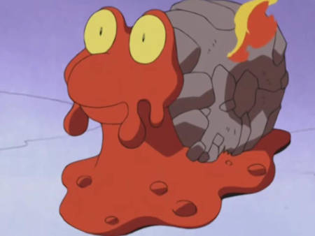 Lite des 10 des Pokémon les plus sous-estimés du Pokédex : Le Pokémon de feu Volcaropod.
