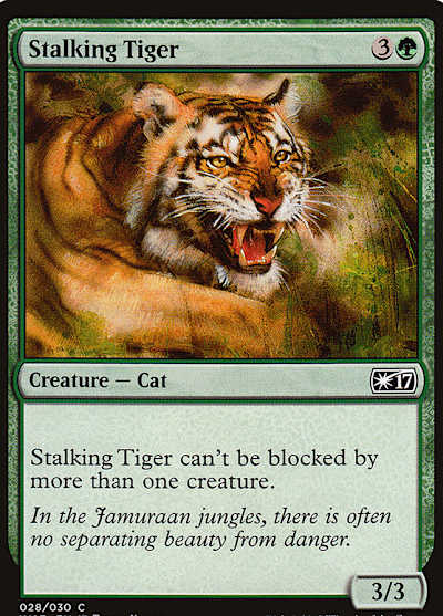 Ein Abbildung der Magic-Karte Stalking Tiger