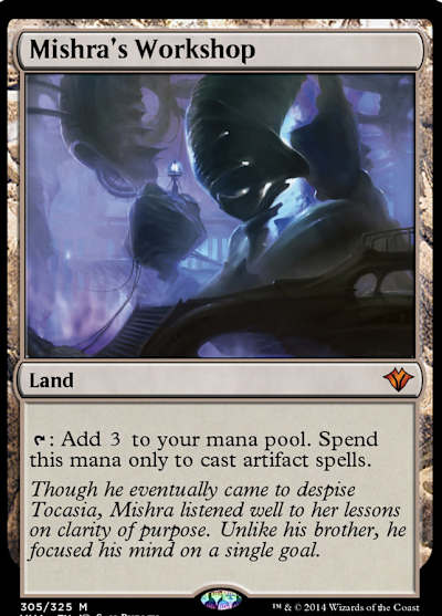 Eine Abbildung der Magic-Karte Mishra's Workshop