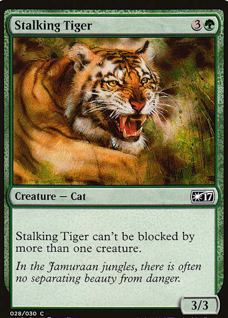 Ein Abbildung der Magic-Karte Stalking Tiger