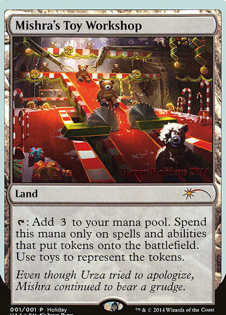 Eine Abbildung der Magic-Karte Mishra's Toy Workshop