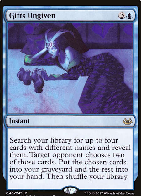 Eine Abbildung der Magic-Karte Gifts Ungiven