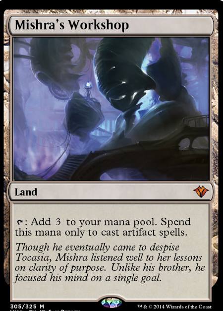 Eine Abbildung der Magic-Karte Mishra's Workshop