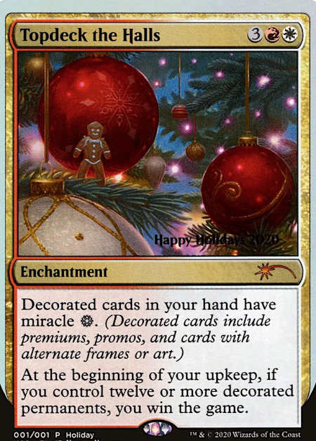 Eine Abbildung der Magic-Karte Topdeck the Halls