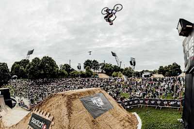 Backflip bar spin.