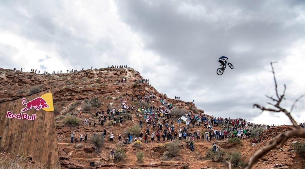 mountain biking red bull