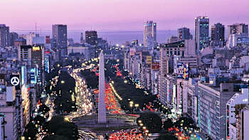 Downtown in one of Latin America's greatest capital cities