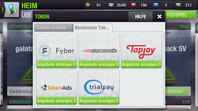 Captura de pantalla de Top Eleven Football Manager 2022.